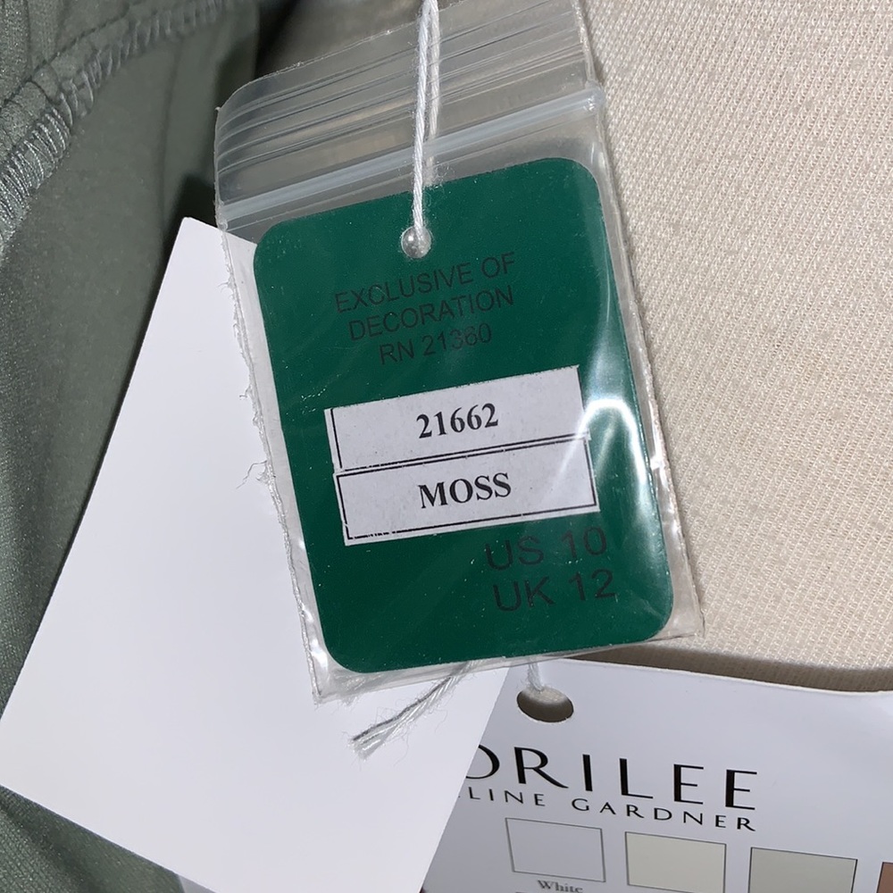 NWT Mori Lee by Madeline Gardner One Shouldered Gown - Picture 7 of 7